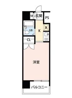 マイナビSTAYパレス都立大学駅前(スカイコート都立大学第2【3階】の間取り
