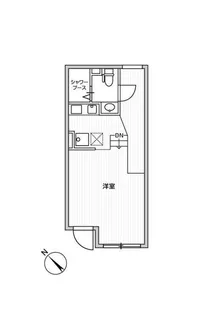 ALERO下目黒【1階】の間取り