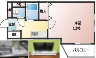 パンション園田【2階】の間取り