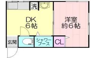 石井荘【2階】の間取り