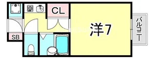 サンライト仁川【2階】の間取り