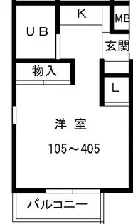 ダイドーメゾン青木【3階】の間取り