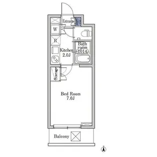 ラクラス学芸大学【4階】の間取り