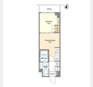 ベルファース駒沢三丁目【1階】の間取り