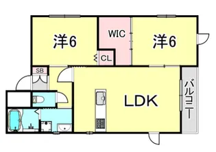 アムール【3階】の間取り