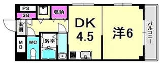 ヴァンテージ【2階】の間取り