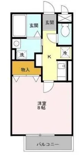 クルナード【3階】の間取り