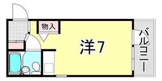 スタインウエイ【3階】の間取り