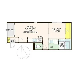 グランデュオSATO【3階】の間取り