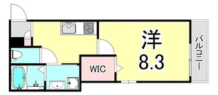 スマートコート西宮【3階】の間取り