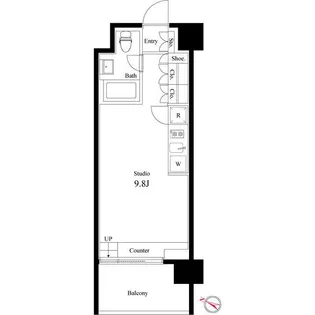 イプセ学芸大学【4階】の間取り