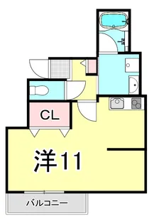 カサ苦楽園【1階】の間取り