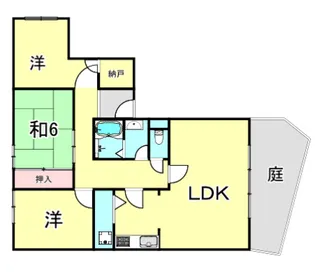 上ヶ原TWENTYEIGHT【1階】の間取り