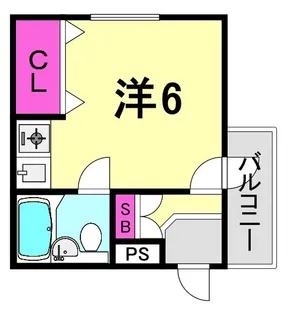 ステラハウス4ー【3階】の間取り