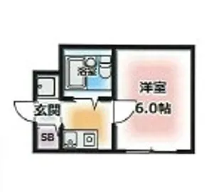 カサ水木【2階】の間取り