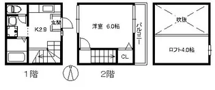 ポラリスK&M Ⅱの間取り