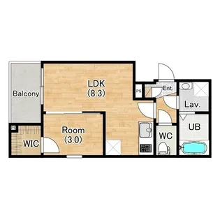 ココングランジュール西宮小松東【1階】の間取り