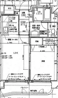 グランモール秋山【7階】の間取り