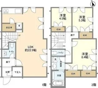 ブリランテ苦楽園の間取り