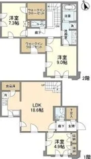 ブリランテ苦楽園の間取り