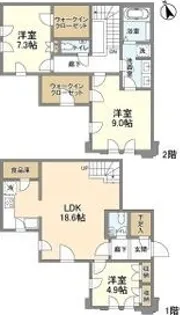 ブリランテ苦楽園の間取り