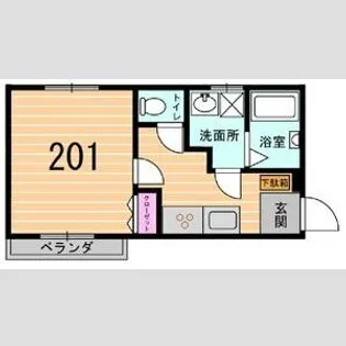 メゾンイクタ【2階】の間取り