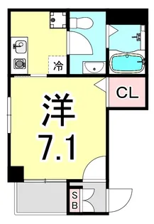 メゾン・ド・ヴィレ武庫川【2階】の間取り