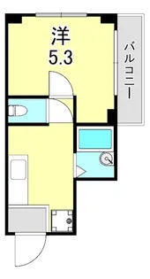 ときわ上筒井レクラン【3階】の間取り