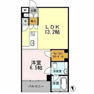 カスタリア目黒長者丸【3階】の間取り