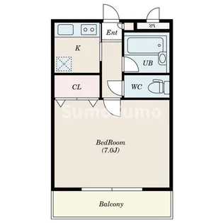 アビテ六甲【1階】の間取り