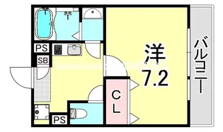 AMAGASAKI Modern Height【2階】の間取り