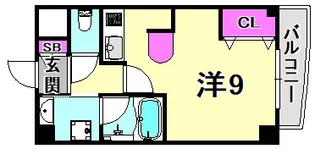 パルシオ甲東園【2階】の間取り