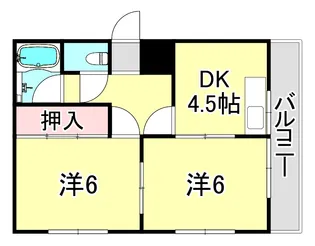 アムール曙【3階】の間取り