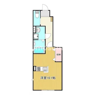 東園田ハイツ【1階】の間取り