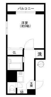 サンテミリオン渋谷道玄坂【7階】の間取り