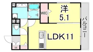 TMK西北【1階】の間取り