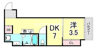 San Marino尼崎【4階】の間取り