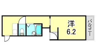 カルム甲子園【1階】の間取り