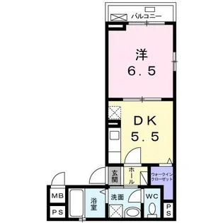 ヴィラージュ北沢【2階】の間取り