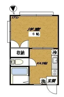 ホワイトハイツ北沢【2階】の間取り