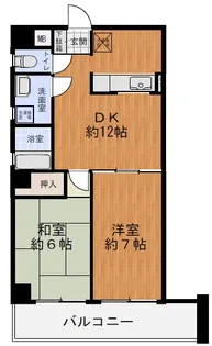 Apartments 大倉山【3階】の間取り