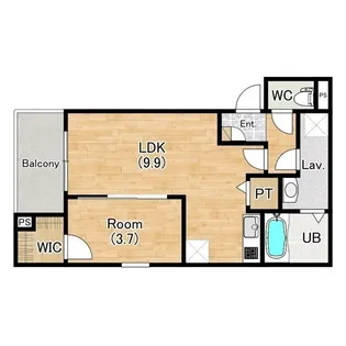 (仮称)ジーメゾン神戸ヴェルデ【1階】の間取り