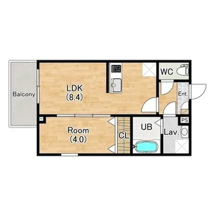 (仮称)ジーメゾン神戸ヴェルデ【2階】の間取り