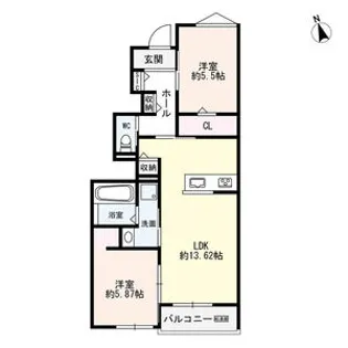 i Maison西昆陽【1階】の間取り