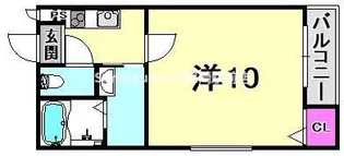 フジパレス出屋敷Ⅱ番館【1階】の間取り