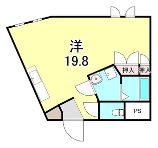 平野レジデンス【3階】の間取り