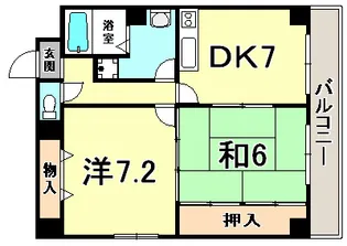サンフォレスト岡【3階】の間取り