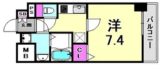 LEGESTA兵庫リバージュ【5階】の間取り