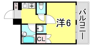 ドミール橘【5階】の間取り