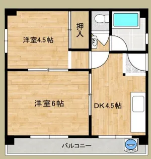 嶋田パールハイツ【3階】の間取り